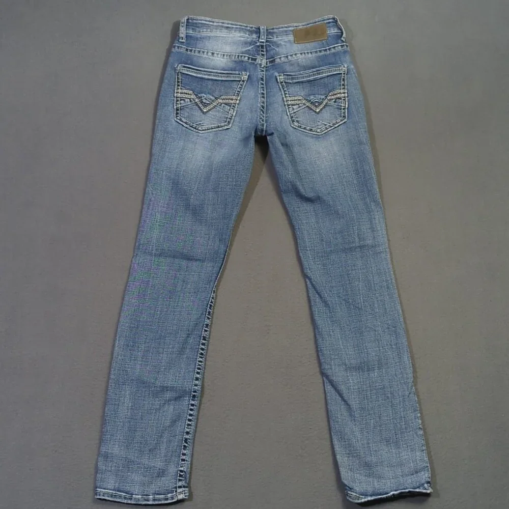 BKE Jeans Men's 29x32 Fits 28x30 Blue Alec Straight Leg Denim